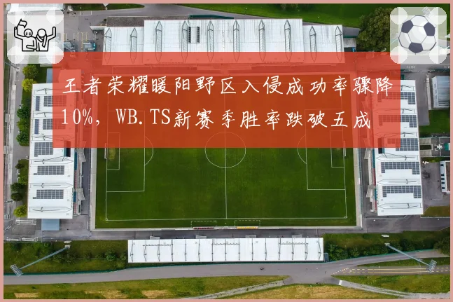 王者荣耀暖阳野区入侵成功率骤降10%，WB.TS新赛季胜率跌破五成